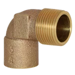 Legend Valve 1" Sweat X Mnpt Elbow In Cast Brass - 302-275. Fixed Price $24.27.