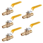 Efield 5 Pcs Pex-a Expansion F1960 1/2 Inch Full Port Brass Ball Valve. Fixed Price $33.65.