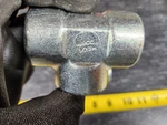 1/2" Usa Tee Fnpt Class 3000 Electroplated Galvanized Forged Steel 0361502214. Fixed Price $14.46.