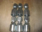 6 Pack Genuine Parker Hydraulic Hose Fittings 10643-12-12 3/4" Fjic Straight. Fixed Price $72.00.