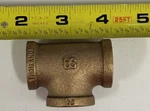 Merit Brass X106-08 Tee: 1/2" Fitting, Threaded Fnpt Ends, Class 125 5pcs. Fixed Price $21.99.