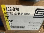 10 Pcs Box Spears 1436-020 2 Pvc Insert Male Adapter Mptxinsert. Fixed Price $24.95.