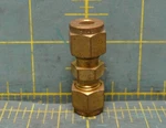 Swagelok Brass Compression Tube Fitting, Union, 1/4 In. Od B-400-6. Fixed Price $6.98.