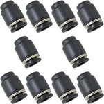 10pcs Push-in Connect Tubing Pneumatic Cap 1/4" Tube 1/4 Inch, Black,copper. Fixed Price $14.62.