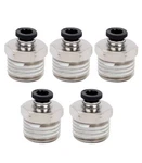 Lokocar 1/4"tube X 3/8"npt Male Connector Push To Connect Pneumatic Fitting 5pcs. Fixed Price $13.99.