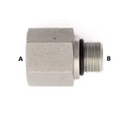 M Orb F Pipe 9/16-18 A 3/8-18 B Hydraulic Hose Fitting Fg6405-06-06. Fixed Price $1.92.