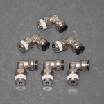 (6) Parker Elbow Fitting W169pw-6-6, 3/8" Npt X Tube Od Push To Connect. Fixed Price $39.95.