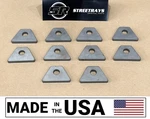 Sr Chassis Mounting Seat Belt Tabs 1/4" Thick Steel 1/2" Hole Weld-on 10 Pack. Fixed Price $23.90.