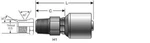 (5) Oem Hose End Fitting Gates G25100-0806 8g-6pm. Fixed Price $39.97.