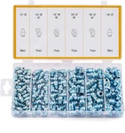 Zelcan Grease Fittings Kit, 150pc Sae Hydraulic Zerk Assortment: 1/4". Fixed Price $30.99.