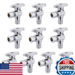 10 Pcs Efield Stop Angle Valve Pex-a Inlet 1/4 Turn 3/8" Od Compression 1/2" Pex. Fixed Price $73.23.