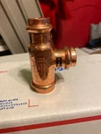 (1)viega 77422 Viega Propress Tee, 1" X 3/4". Fixed Price $28.99.