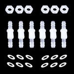 Anptght 1/4 Thru-bulk Bulkhead Plastic Hose Barb Fittings Inch, 6 Pcs. Fixed Price $20.08.