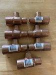 Lot Of 7 Epc Products 3/4 X 1/2 Sweat Copper Tees. Fixed Price $21.99.