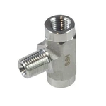 Hfs(r) 1/4" Forged Pipe Fitting Npt Tee Fnpt X Mnpt Stainless Steel 304. Fixed Price $14.99.