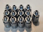 13 Quantity Of Amflo C25-02 3/8" Quick Connect Couplers 1/4" Npt (13 Quantity). Fixed Price $112.79.