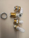 4 Pack Smc Kq2le12-00a 90 Degree Bulkhead Union For M12 Pneumatic Tube. Fixed Price $20.00.