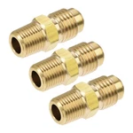 Brass Pipe Fitting, Sae 45 Degree 1/4" Flare To 1/8" Npt Male Thread, 3pcs. Fixed Price $13.33.