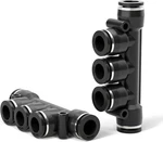 Tailonz Pneumatic 1/4 Inch Od 5 Pcs Straight Push 1/4''od, Black. Fixed Price $17.16.