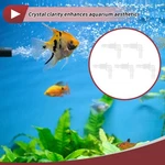 1/4" Hose Id G1/4 Thread Elbow Connectors Aquarium Tank Air Pump Pp Clear 5 Pcs. Fixed Price $7.54.