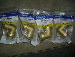 Lot Of 4 Jones Stephens Plumbite 90 Elbow 1" X C77427lf Quick Con Pex Cpvc. Fixed Price $40.00.
