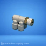 Smc Pneumatic Fitting, Double Branch Fnip. Fixed Price $22.80.