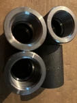 Set Of 4pcs 1 Class 3000 Npt A105 Forged Steel Threaded Coupling Pipe Fitting. Fixed Price $17.95.