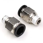 Ceker 1/4 Tube Fitting Push Connect Pneumatic 1/2" Od X 1/4" Npt, Black. Fixed Price $19.17.