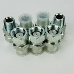 Brennan 1404-06-06 Hose Adapter 3/8" F Swivel X M W/ .055" Orifice Lot Of 7. Fixed Price $48.95.