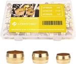 Ltwfitting Assortment Kit 3/8 7/16 1/2 Inch Od Compression Sleeves Ferrules, Bra. Fixed Price $42.23.