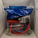 Eastman Washing Machine Fill Hoses 2-pack Pvc 6 Foot Length 3/4 Inch New. Fixed Price $23.75.