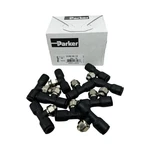 10x Parker Legris 31980810 Pneumatic T-push-in Fitting Screw-in. Fixed Price $34.82.