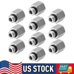 10pack Hydraulic Adapter Fittings: #6 Sae/orb Male X 3/8" Nptf Female With Cover. Fixed Price $23.99.