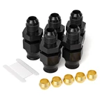Gasher 5pcs 6an Male Flare To 5/16 Fuel Hardline Tube Fitting Straight Adapter. Fixed Price $37.03.