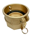 4" Dixon Cam & Groove Type D-400, Brass Female Coupler, 400-d-br. Fixed Price $148.70.