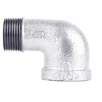 Stz Industries 1-1/2 Fip X Mip Galvanized Malleable Iron 90 Street Elbow. Fixed Price $30.70.