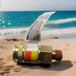 Husky 1/4 In. Female/male Universal Brass Coupler, 1pc. Fixed Price $6.16.