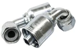 Jason 1/4" Hose X Female O-ring Face Seal Swivel 90 Crimp-on End. Fixed Price $14.81.