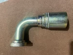 43020e-d80 Weatherhead Steel 1-1/4" Hose X Split Flange 90 Deg Tube Elbow. Fixed Price $30.00.