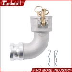 Findmall Aluminum Type Da Cam And Groove Hose Fitting 90 Degree Elbow 2" Female. Fixed Price $23.16.
