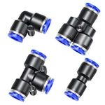 20pcs 3/8 Inch Od Push To Connect Fittings Kit Quick Release Pneumatic Air Line. Fixed Price $17.60.