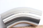 Sanitube 45 Degree Elbow Polished-304 1-1/2" L2ks4p-150. Fixed Price $6.38.