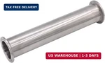 Dernord Sanitary Spool Tube With Clamp Ends,stainless Steel 304 Seamless Round T. Fixed Price $56.23.