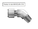 1/4 Tube X Mnpt 316ss 45 Male Elbow Fitting Parker A-lok 4mvel4n-316. Fixed Price $10.00.