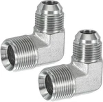 Patikil 90 Degree Pipe Adapter, 7/8" Male X 3/4" Bspt Male, Silver. Fixed Price $17.66.