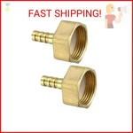 Uxcell Brass Barb Hose Fitting Connector Adapter, 8mm X 3/4 Pt Female Pipe. Fixed Price $14.93.