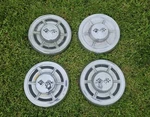 Set Of 4 1959-1960 Chevy Bel Air Impala Dog Dish Hubcaps 59 60 Biscayne Hub Caps. Fixed Price $199.00.