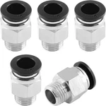 5pcs Male Straight Push To Connect Fittings 10mm Tube Od X 1/4 Inch Npt Thread,. Fixed Price $21.69.