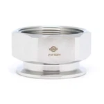 Qiimii 2" Tri Clamp Adapter To Fnpt Thread Ferrule Hexagonal Sanitary Pipe.... Fixed Price $51.70.