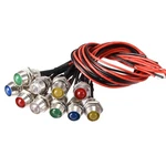 Uxcell Led Signal Indicator Lights Ac/dc 110v 8mm Panel Mount Metal Shell War.... Fixed Price $18.77.